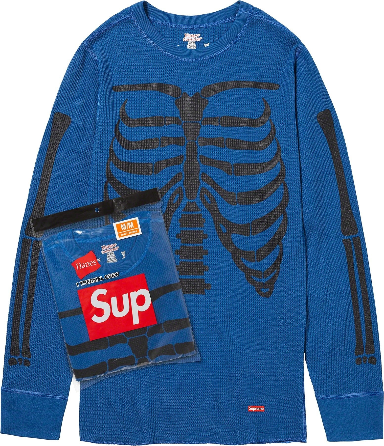 Supreme®/Hanes® Bones Thermal Crew (1 Pack) view 8